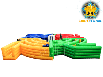Good Quality Mechanical Inflatable Dizzy X Interactive Running Challenge Game