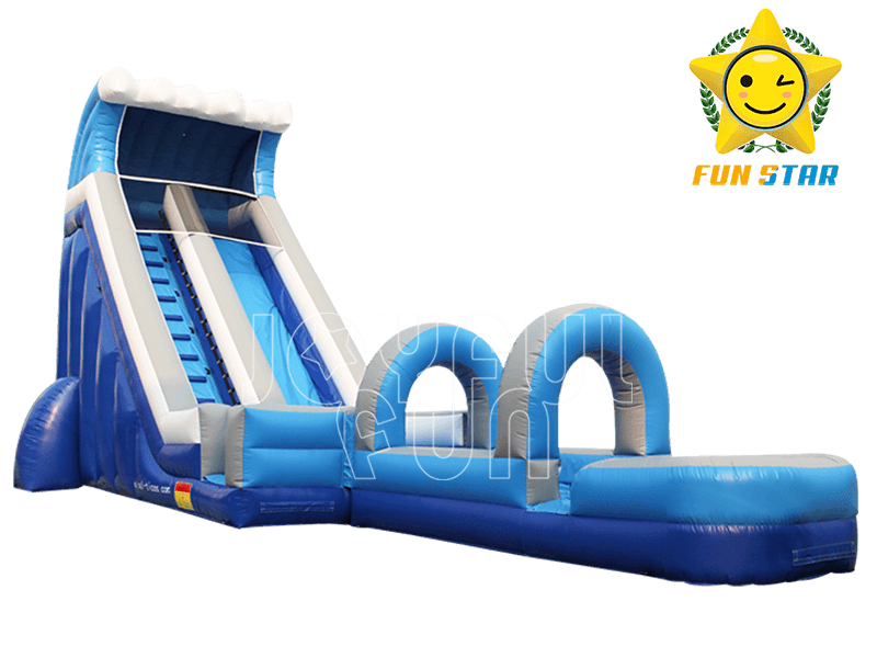 High-end Quality Medium Size Inflatable Water Slide with water proof slip