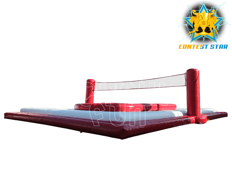Good Inflatable Sports Game Trampoline Volleyball Court