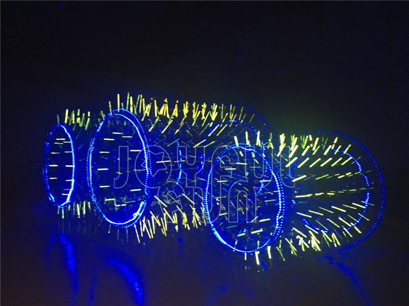 Joyful Fun New Inflatable Game Light Reflective LED Water Roller